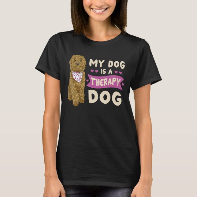 Min Hund är en Hund-assisterad sällskapsfrivilliga T Shirt (Framsida)