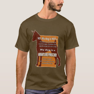 Min hund är INTE en mini- Dobie! T-shirt