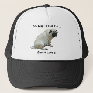 Min hund är inte fet mops truckerkeps