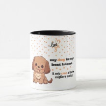 Min hund är min bästa vän söt tvåspråkig hund