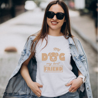 Min hund är min bästa vän Unisex T-Shirt
