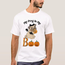 Min Hund är min Boo Pumpkin Hund T-Shirt