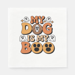 Min Hund är min Boo Shirt - Rolig hund Älskare Gif Pappersservett