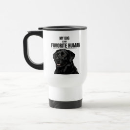 Min hund är min favoritmänniska – Svart Labradors Resemugg