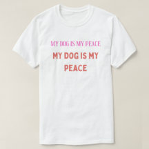 Min hund är min frid – minimalistisk typografi 