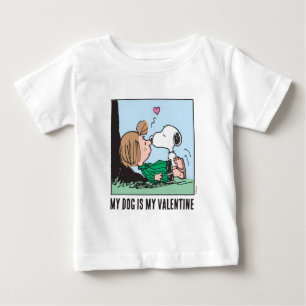 Min hund är min valentin Peppermint Patty & Snoo T Shirt