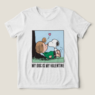 Min hund är min valentin   Peppermint Patty & Snoo T Shirt