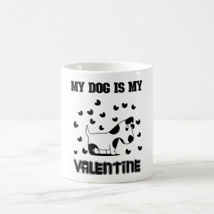 Min Hund är min Valentine Kaffemugg
