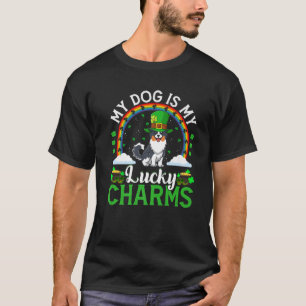 Min hund är mina lyckliga förtrollningar Rolig hun T Shirt
