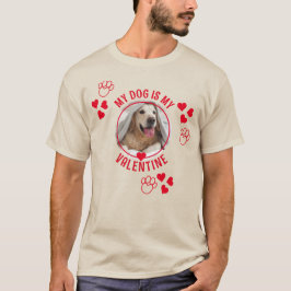 MIN HUND ÄR MY VALENTINE Photo Unisex T Shirt