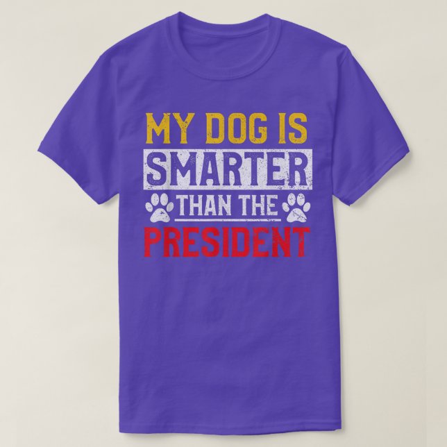 Min Hund är smartare än Hund husägare T Shirt (Design framsida)