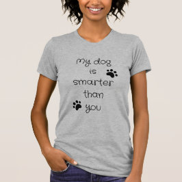 Min Hund är smartare V-Nacke T-Shirt