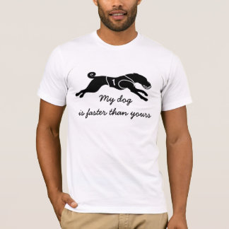 Min hund är snabbare t-shirt