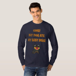 Min hund åt min bästa matslogan t shirt