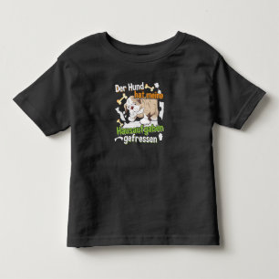 Min hund åt mina läxor - Tysk citat T Shirt