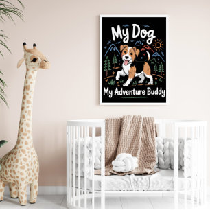 Min Hund Äventyr Buddy utomhus Poster
