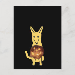 Min hund Buddy och Pumpkin, vykort