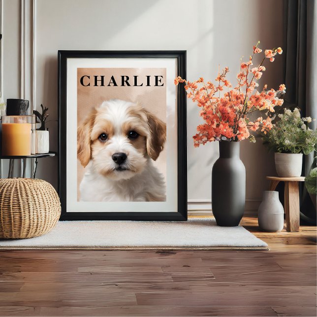 Min Hund Charlie Photo Print Fototryck (My Dog Charlie Photo Print)