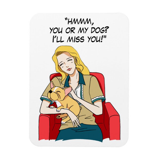 Min hund eller du? magnet (Vertikal)