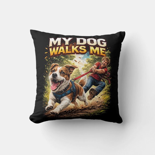 Min hund går mig kudde (Framsida)