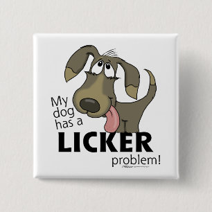 Min Hund har ett LICKER-problem! Knapp