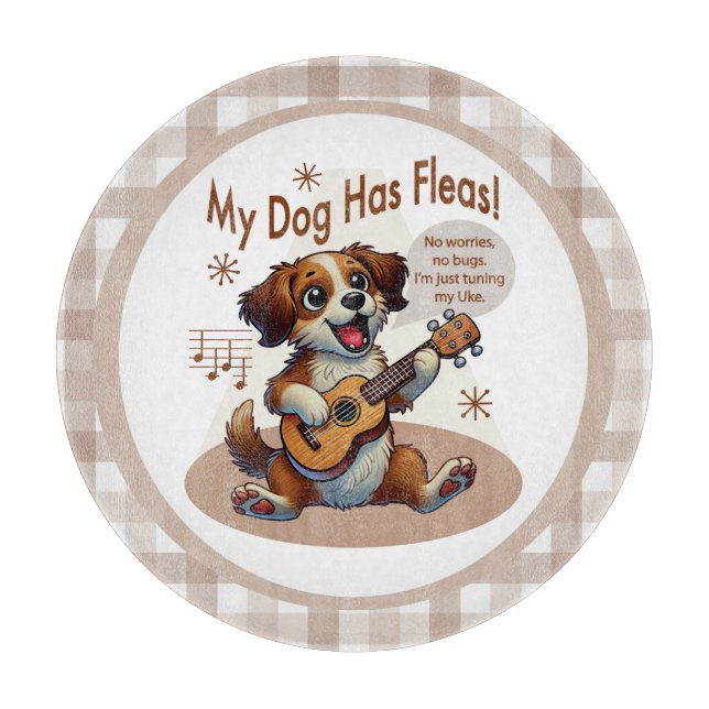 Min Hund har Fleas Ukulele Tuning Sång (Framsidan)