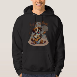 Min Hund har Fleas Ukulele Tuning Sång Hoodie