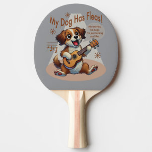 Min Hund har Fleas Ukulele Tuning Sång Pingisracket