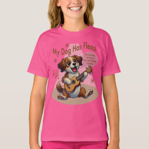 Min Hund har Fleas Ukulele Tuning Sång T Shirt