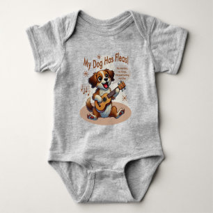 Min Hund har Fleas Ukulele Tuning Sång T Shirt