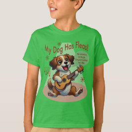 Min Hund har Fleas Ukulele Tuning Sång T Shirt