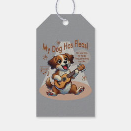 Min hund har loppor Ukulele Stämsång Presentetikett