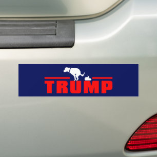 Min hund hatar Trump Anti-Trump Bildekal