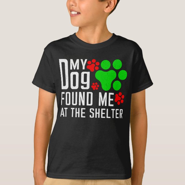 Min Hund hittade mig på Hundälskarna för inkapslin T Shirt (Framsida)