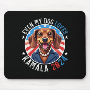 Min Hund Kamala 2024 Dachshund Älskare Funny Musmatta