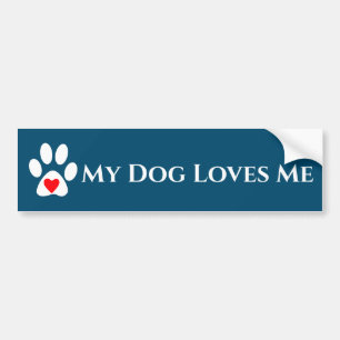 Min Hund Kärlek Me Bildekal
