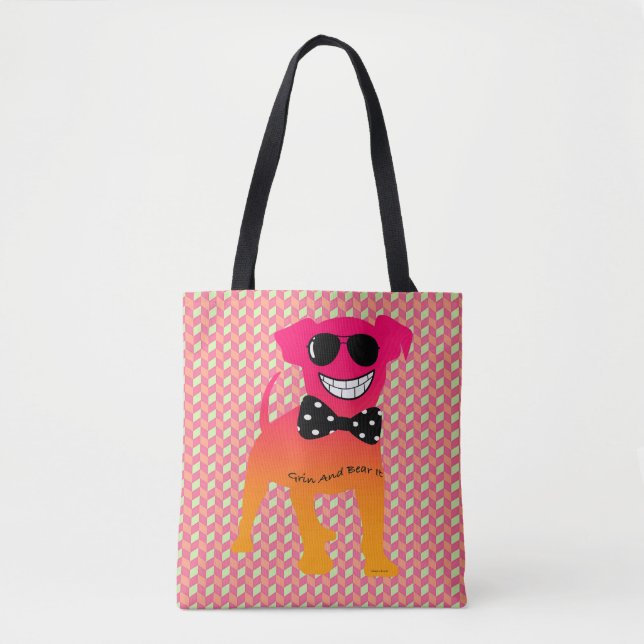 Min Hund Novelty Shopping Tote Bag Tygkasse (Framsida)