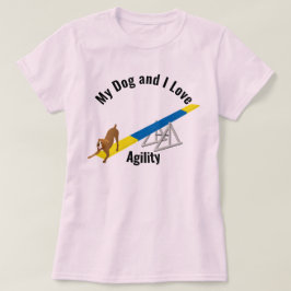 Min Hund och jag Kärlek Agilitet Boxer T Shirt