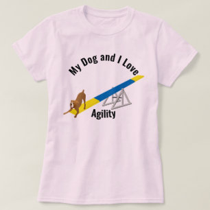 Min Hund och jag Kärlek Agilitet Boxer T Shirt