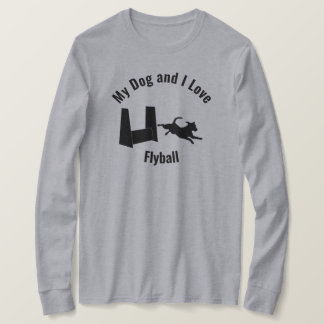 Min Hund och jag Kärlek Flyball Terrier T Shirt