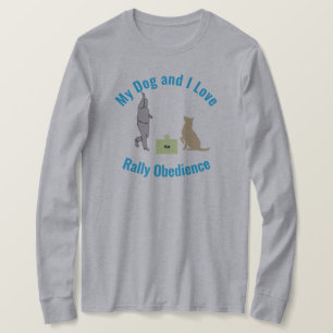 Min Hund och jag Kärlek Rally Obedience Sit T Shirt