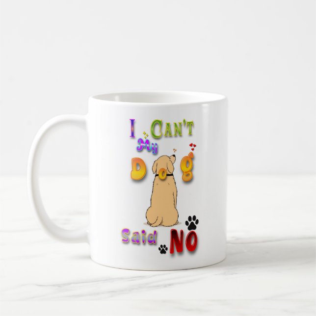 Min Hund sa nej Kaffemugg (Vänster)