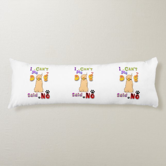 Min Hund sa nej Kroppskudde (Framsidan)