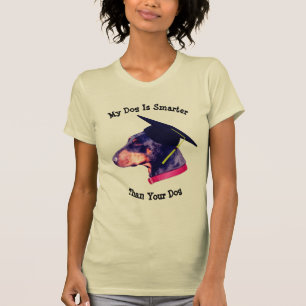 Min Hund Smarter Than Yours Doberman Funny T Shirt