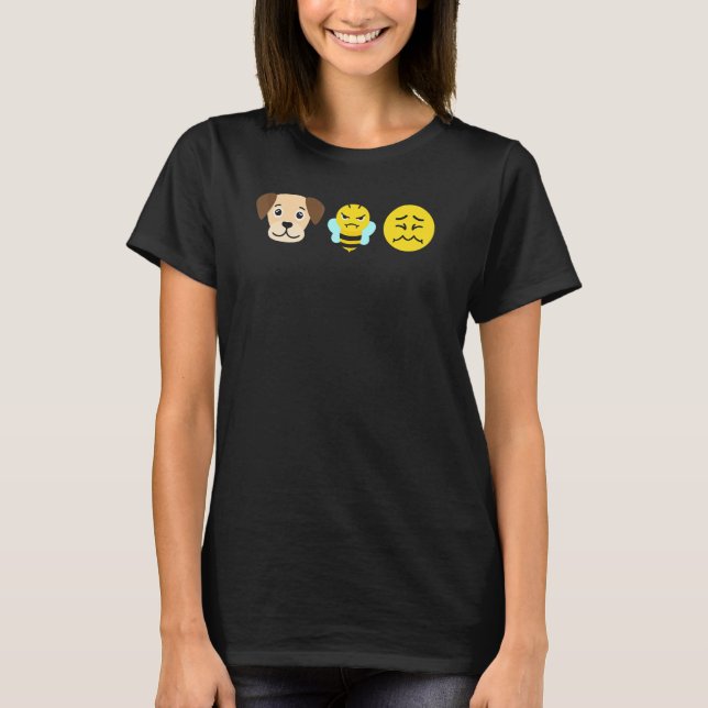 Min Hund styrde en biodling som fångade Ansikte Me T Shirt (Framsida)