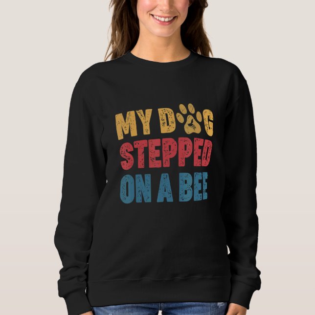 Min Hund styrde på ett bi 1 T Shirt (Framsida)