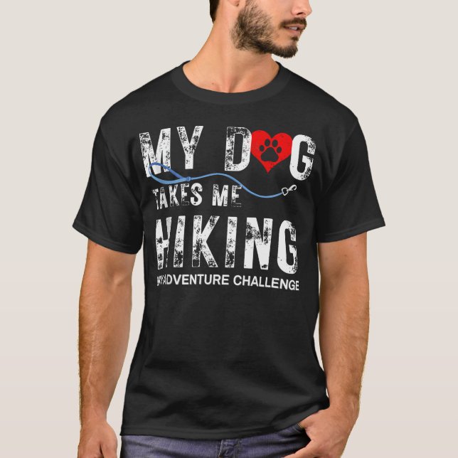 Min hund tar med mig t shirt (Framsida)