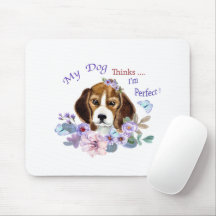 Min Hund tror att jag är Perfekt Hund Illustration