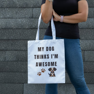 Min hund tycker jag är fantastisk tygkasse