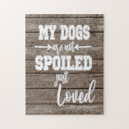 Min Hundar, inte förstörd precis citat Pussel